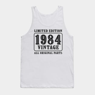 All original parts vintage 1984 limited edition birthday Tank Top